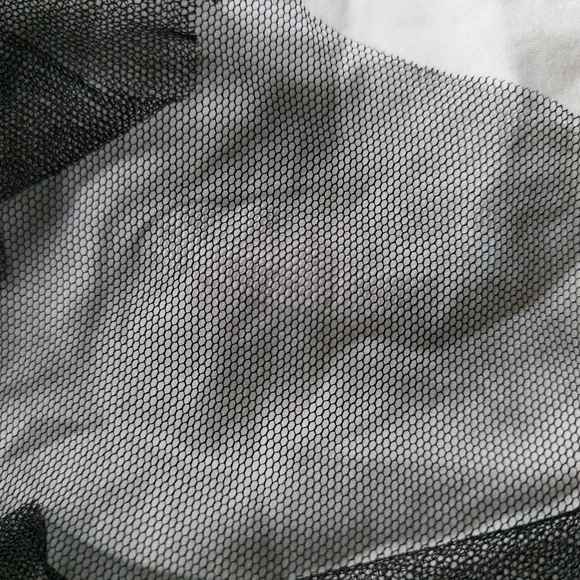 Black Midi Layered Skirt - Picture 4 of 4